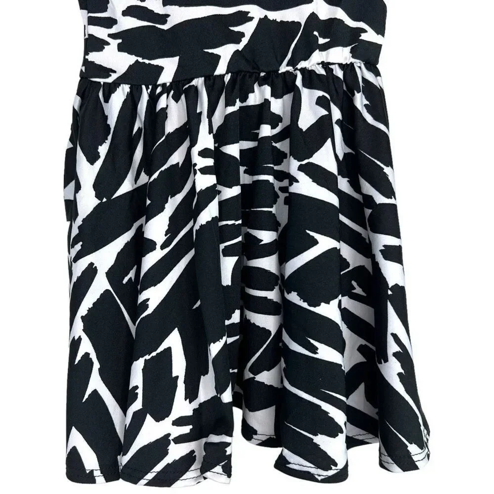 NEW Dot Dot Smile Zebra Print Cap Sleeve Dress 12-24M